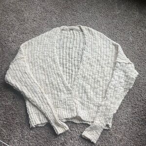 Free People Women's Cream Cardigan Sweater. XS euc